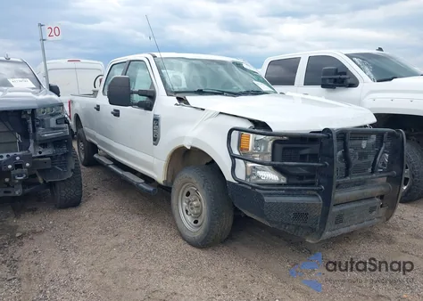 2021 Ford F-250 Xl z USA, uszkodzony, nr VIN 1FT7W2BN9MED96097